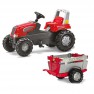 Minamas traktorius su priekaba - vaikams nuo 3 iki 8 metų | rollyJunior RT | Rolly Toys